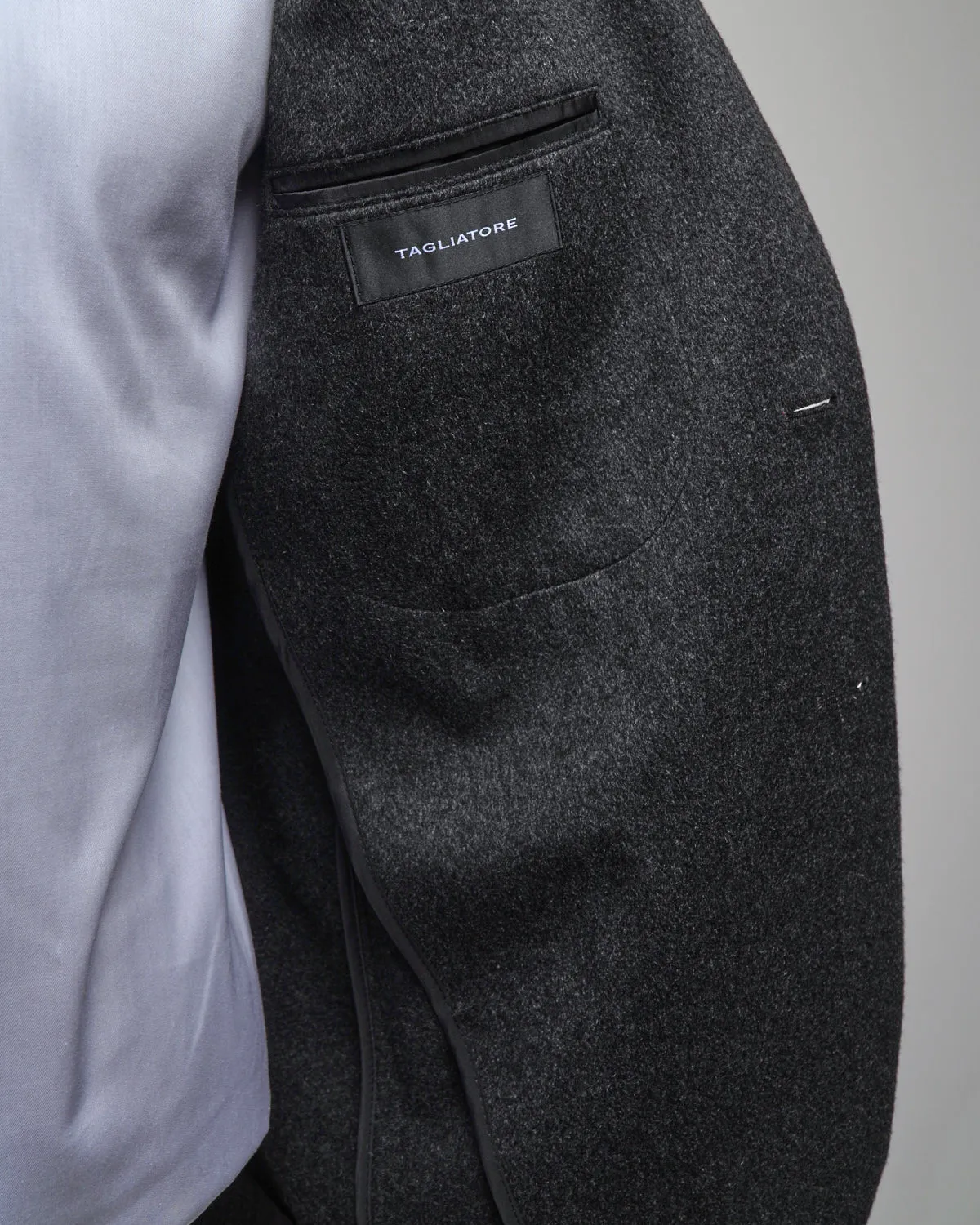 100% Cashmere Charcoal Blazer