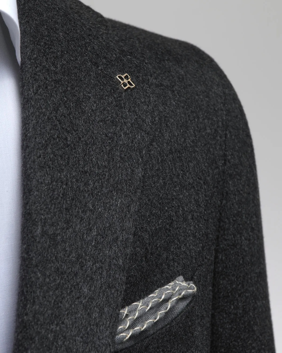 100% Cashmere Charcoal Blazer