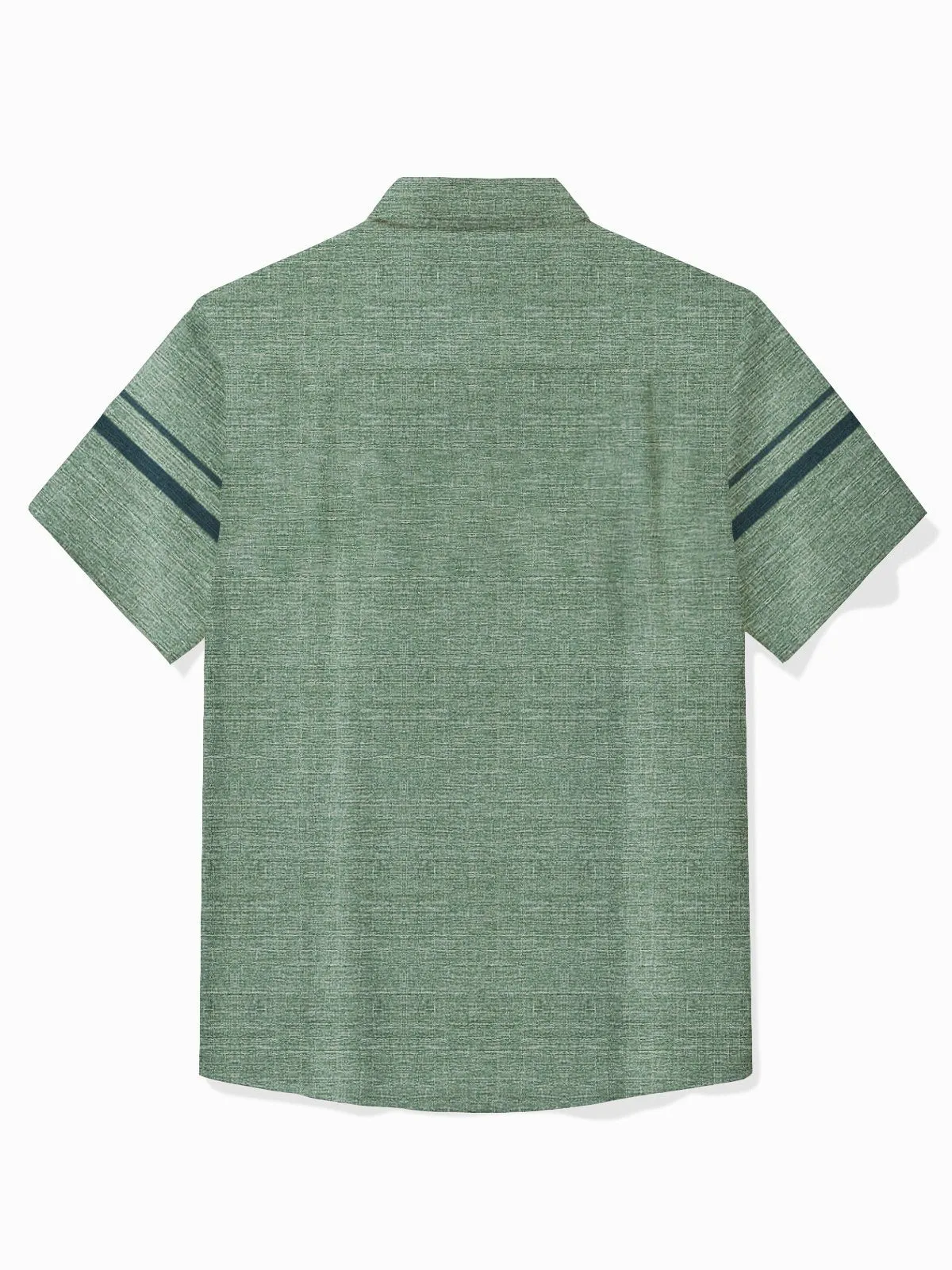 Alohadaddy Beach Vacation Coconut Tree Camp Shirt Pocket Breathable Comfortable Short Sleeve Shirt Big Tall