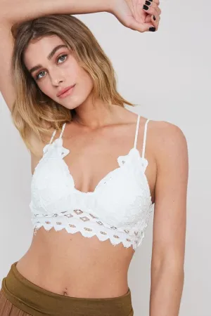 Arabella Lace Bralette - White