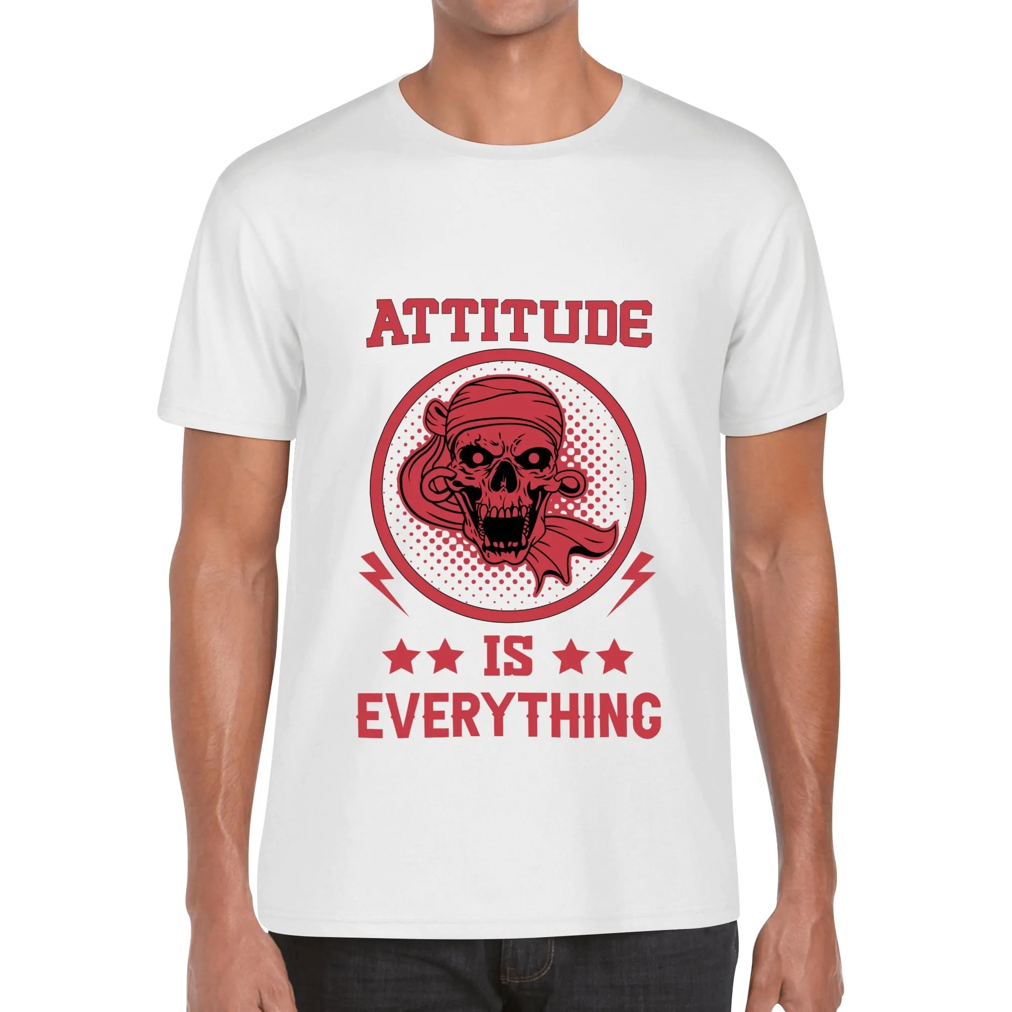 Attitude Is Everything Mens Cotton T-Shirt