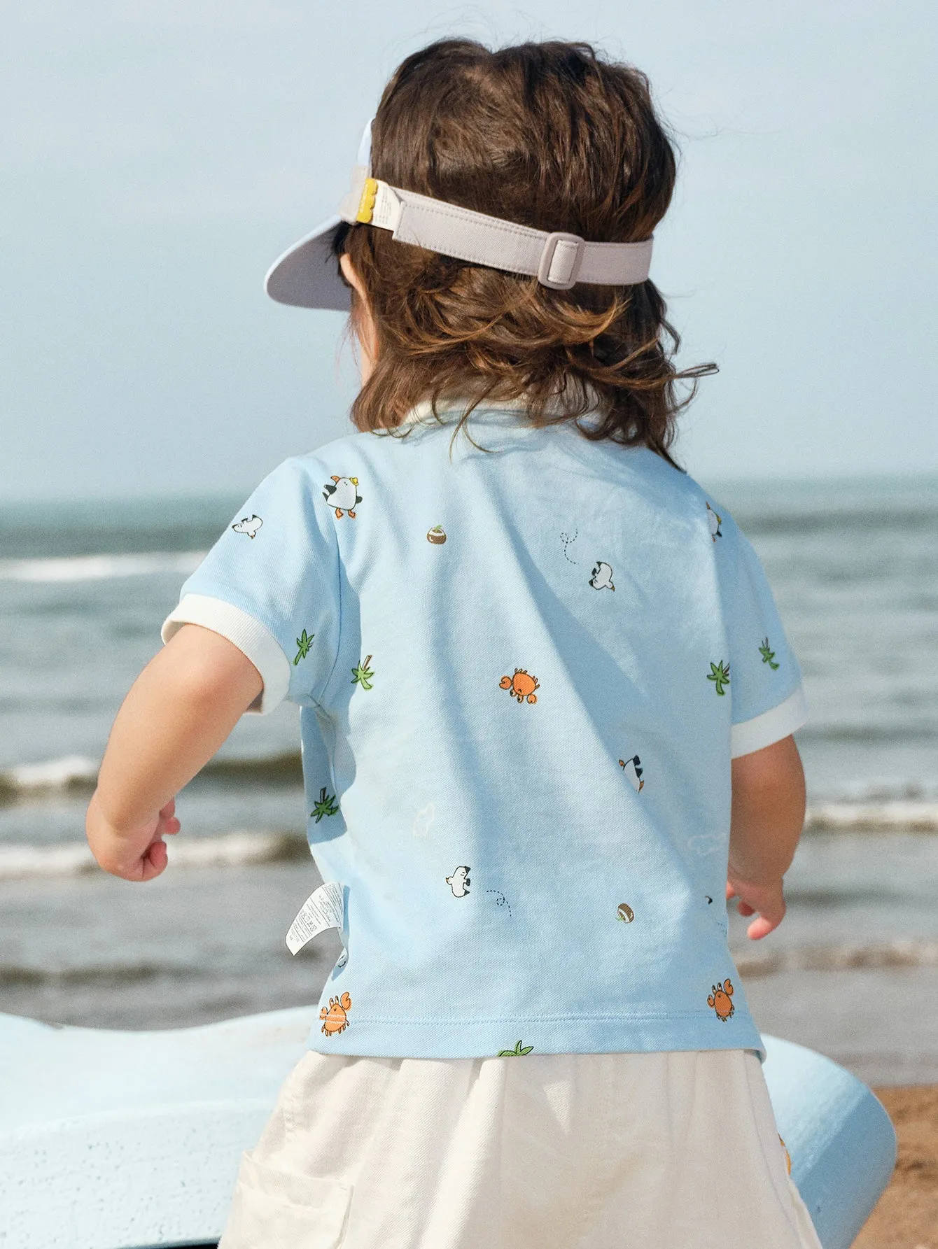 Baby Boy Lapel Short-Sleeved T-Shirt