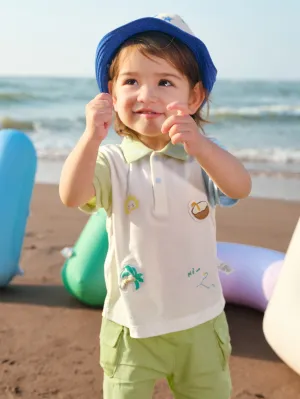 Baby Boy Lapel Short-Sleeved T-Shirt