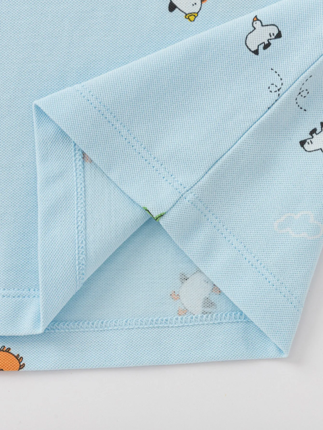 Baby Boy Lapel Short-Sleeved T-Shirt