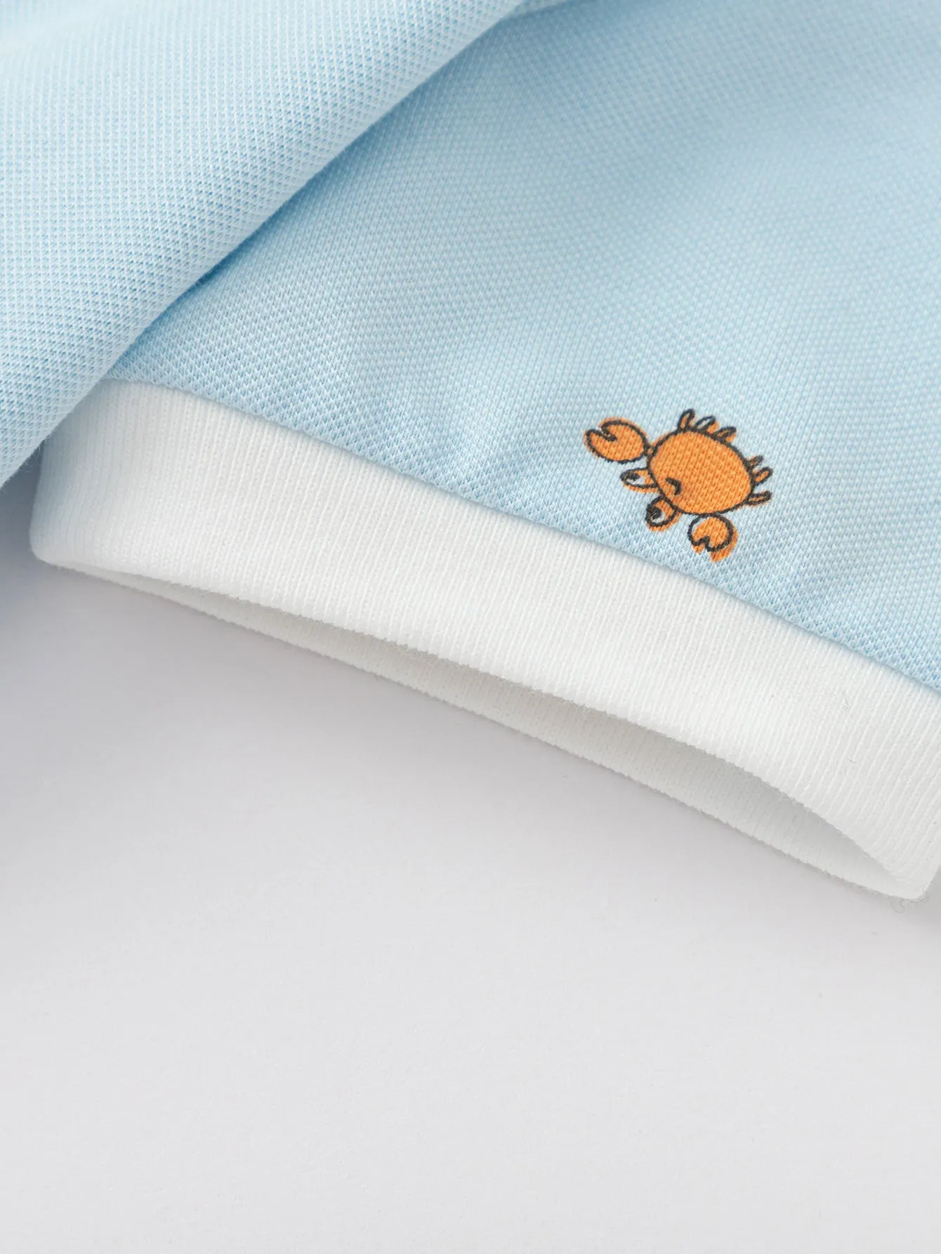 Baby Boy Lapel Short-Sleeved T-Shirt