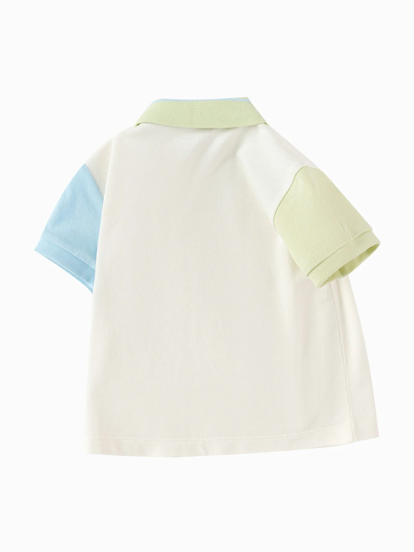 Baby Boy Lapel Short-Sleeved T-Shirt