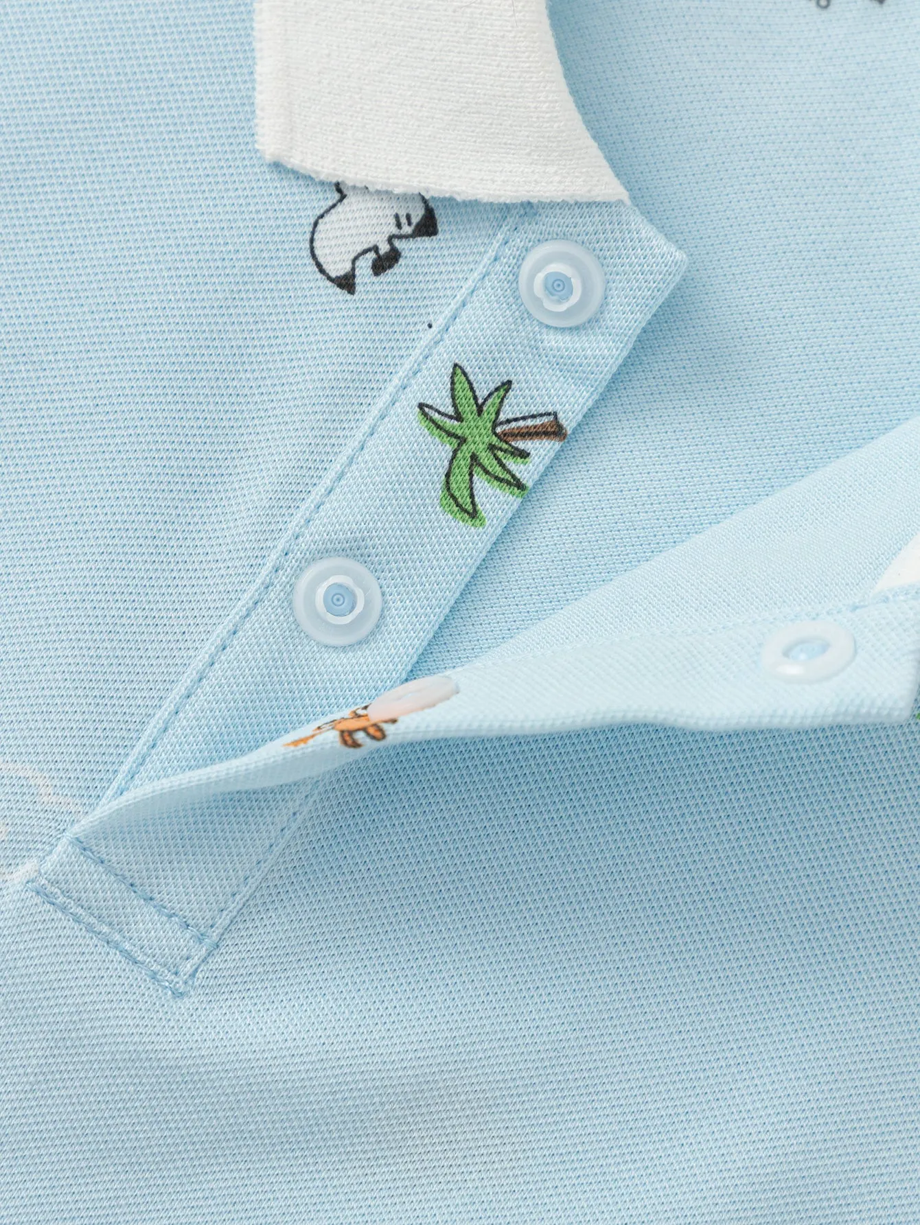 Baby Boy Lapel Short-Sleeved T-Shirt