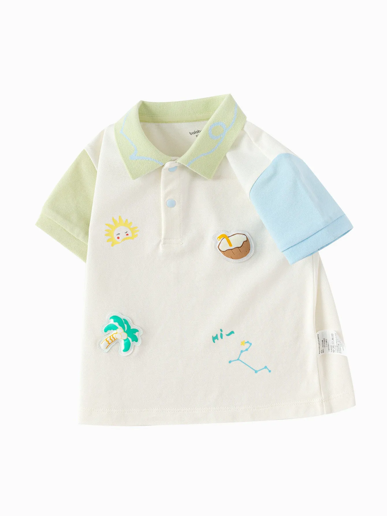 Baby Boy Lapel Short-Sleeved T-Shirt