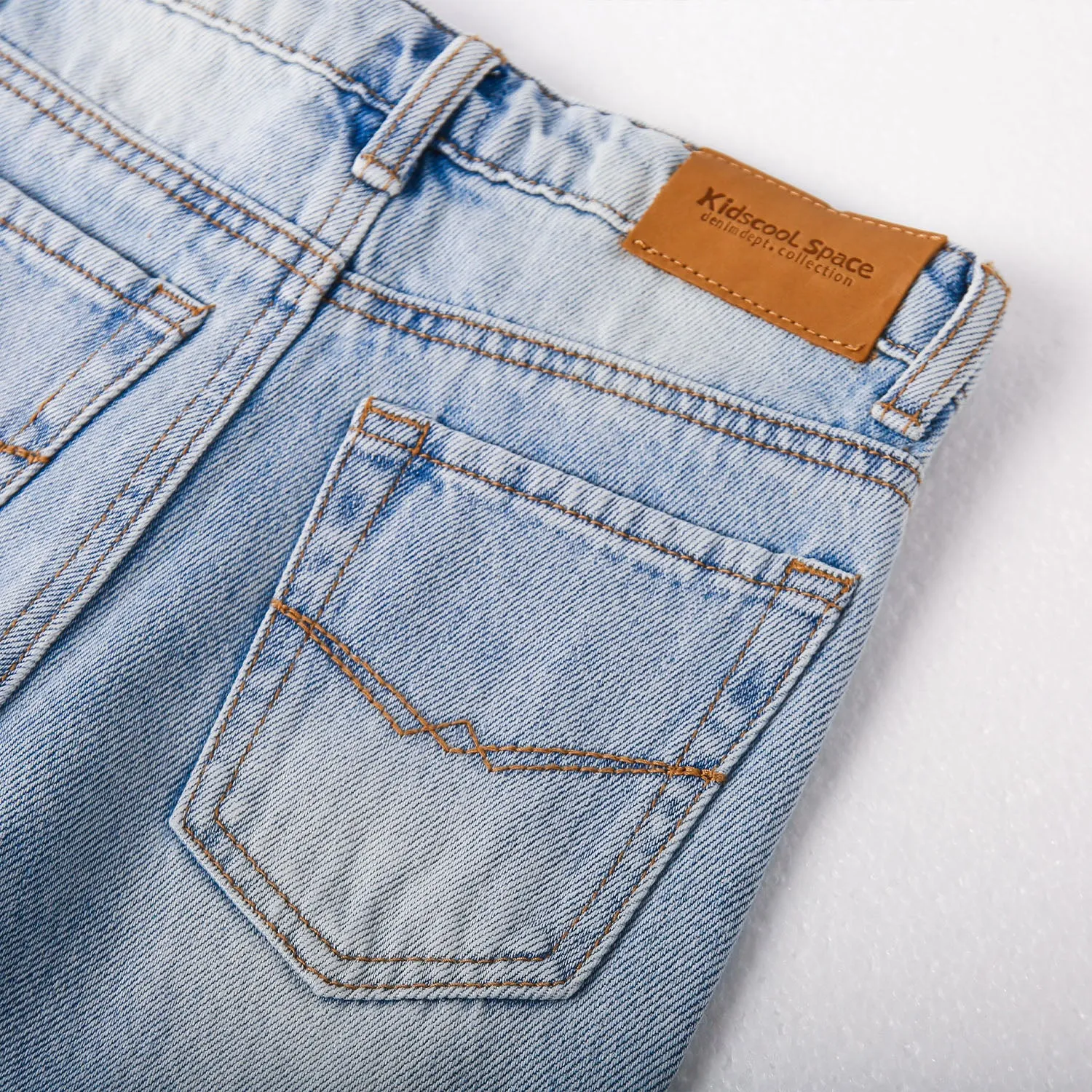 Baby Girls Ripped Soft Summer Thin Cotton Slim Jeans