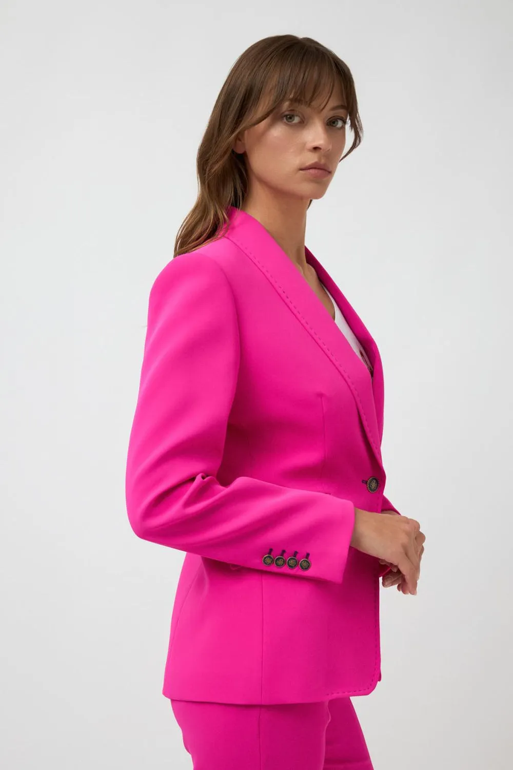 Bariloche Zarzuela Slim Fit Pink Blazer