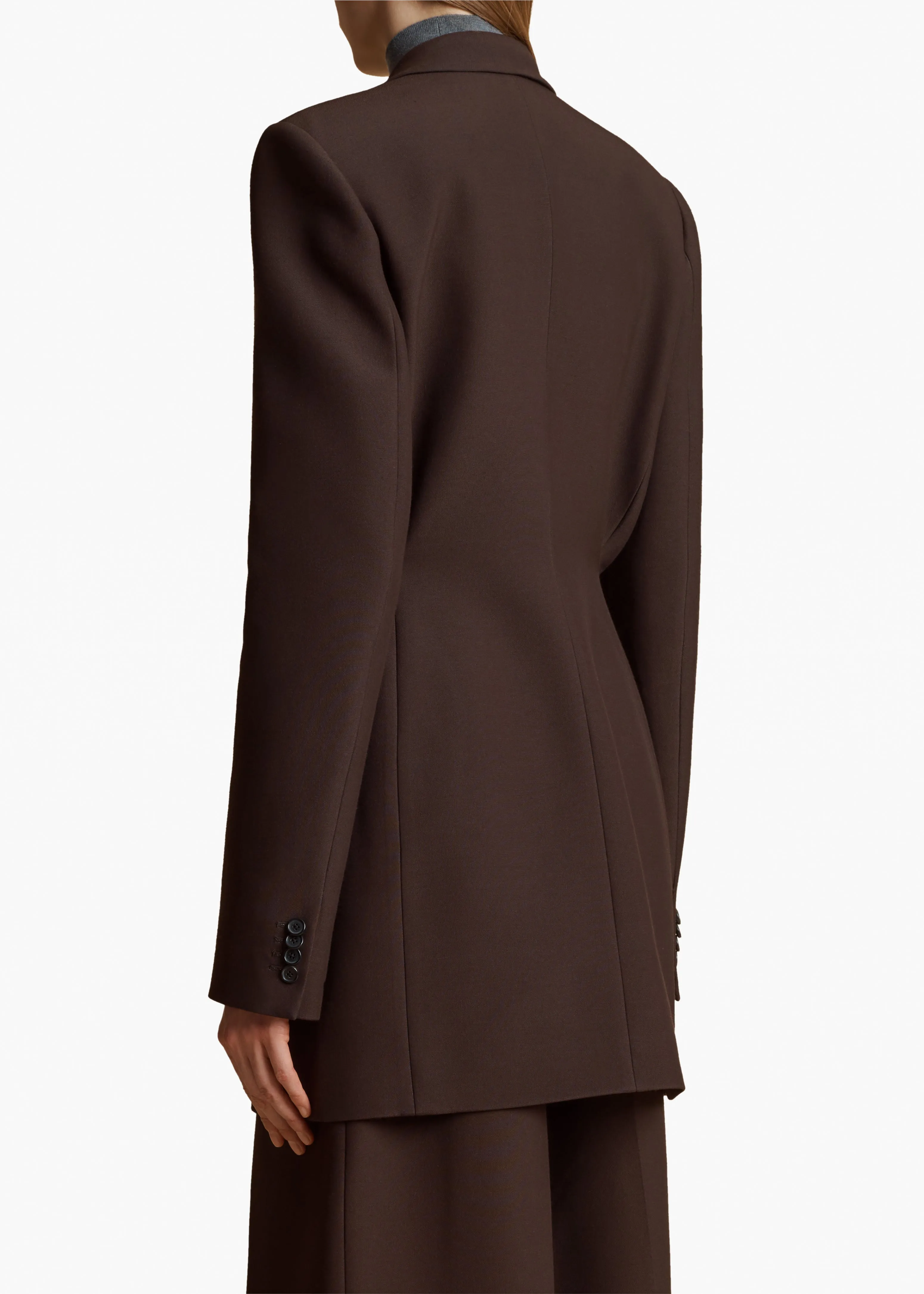 Beckett Blazer in Dark Brown