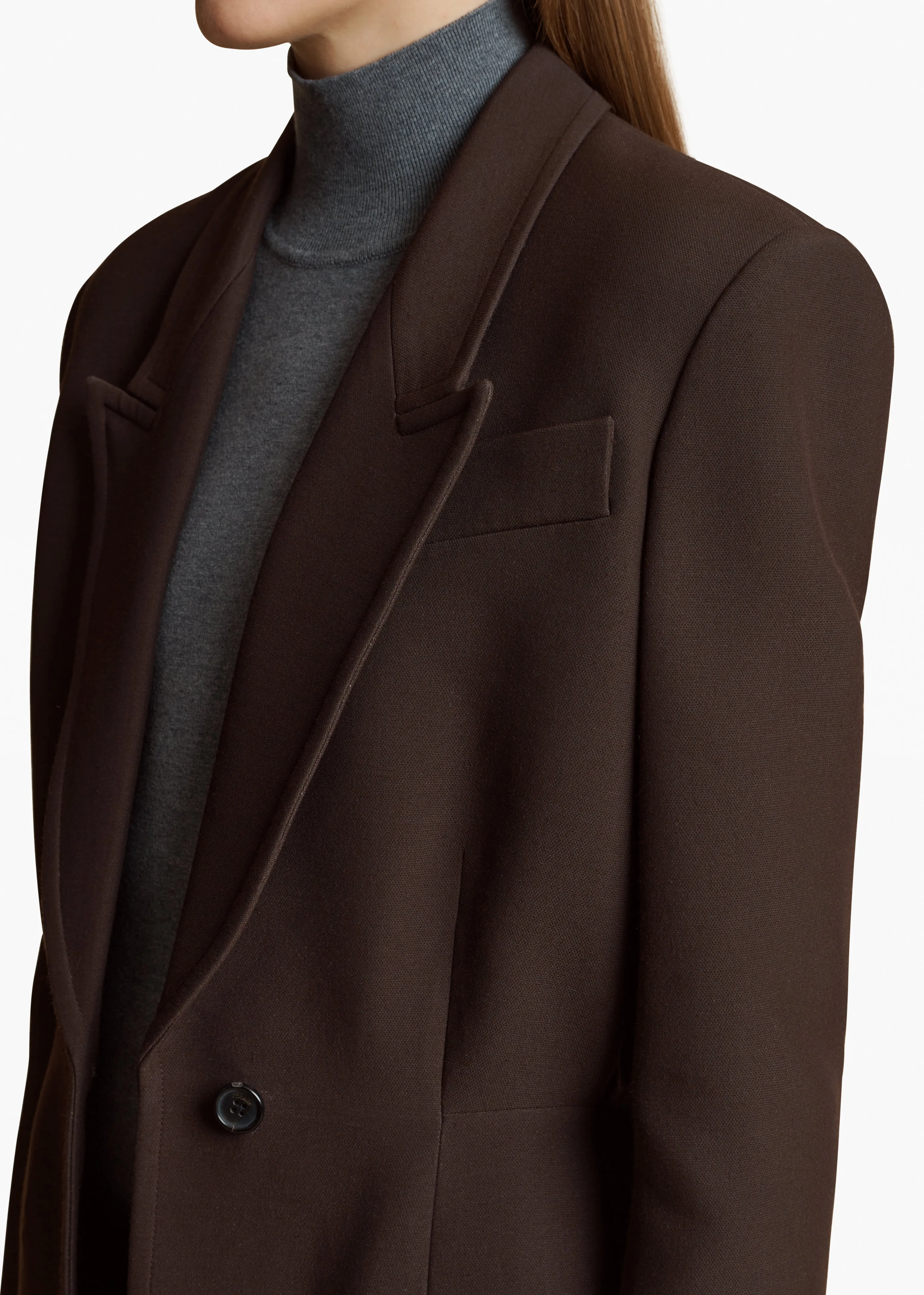 Beckett Blazer in Dark Brown
