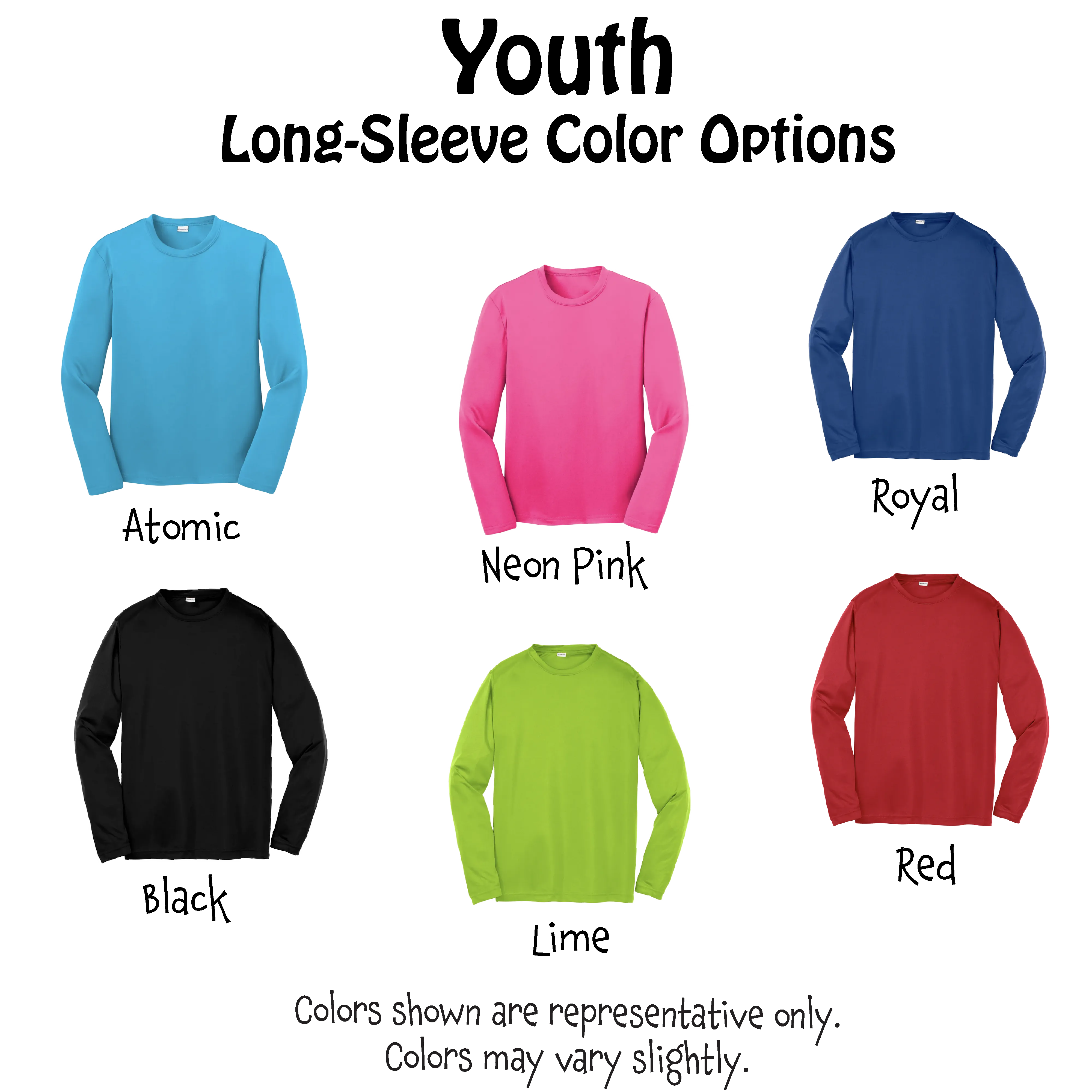 Believe | Youth Long Sleeve Pickleball Shirts | 100% Polyester