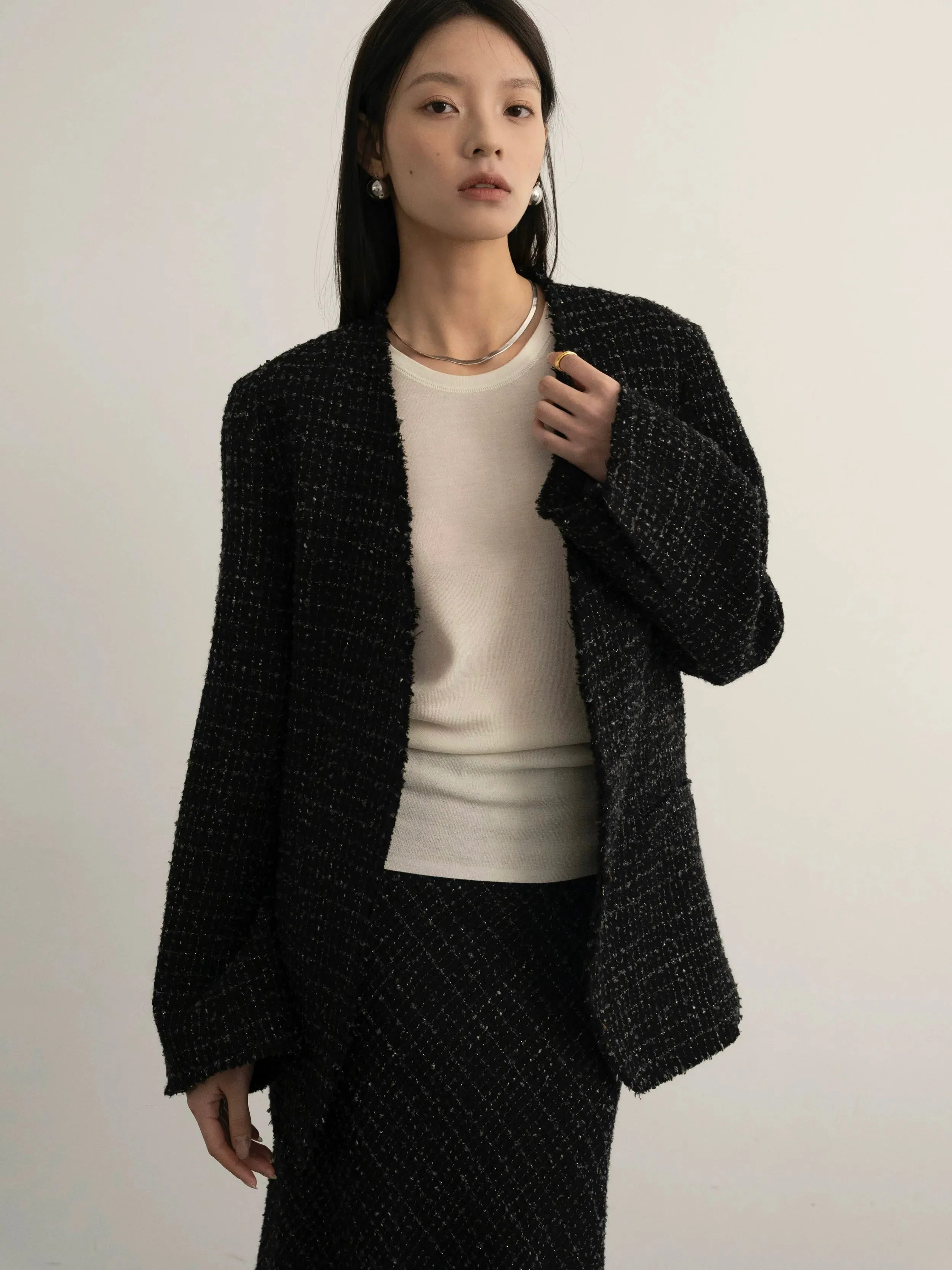 Black Tweed Ensemble