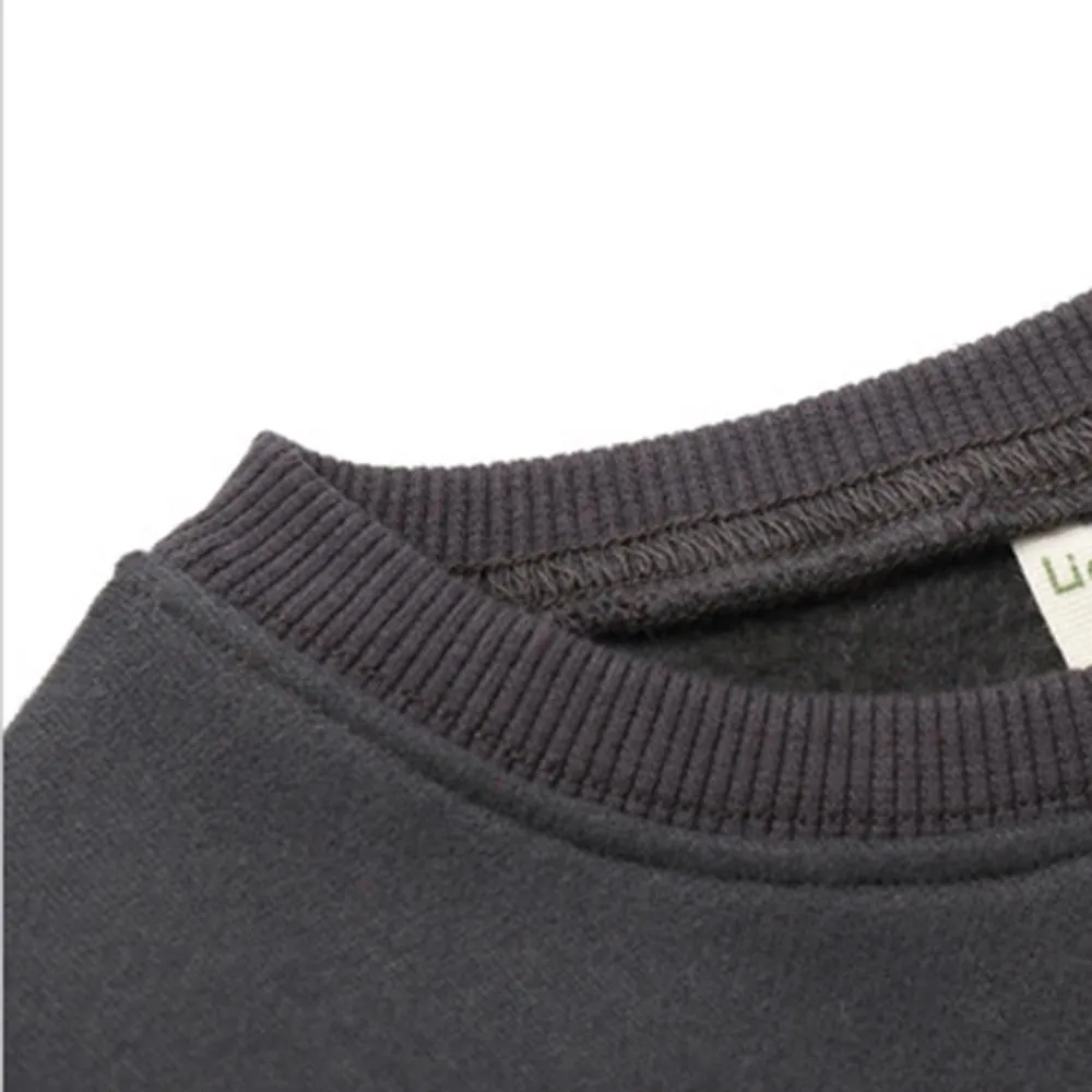 Boys Solid Letter Printed Long Sleeve Tees Wholesale
