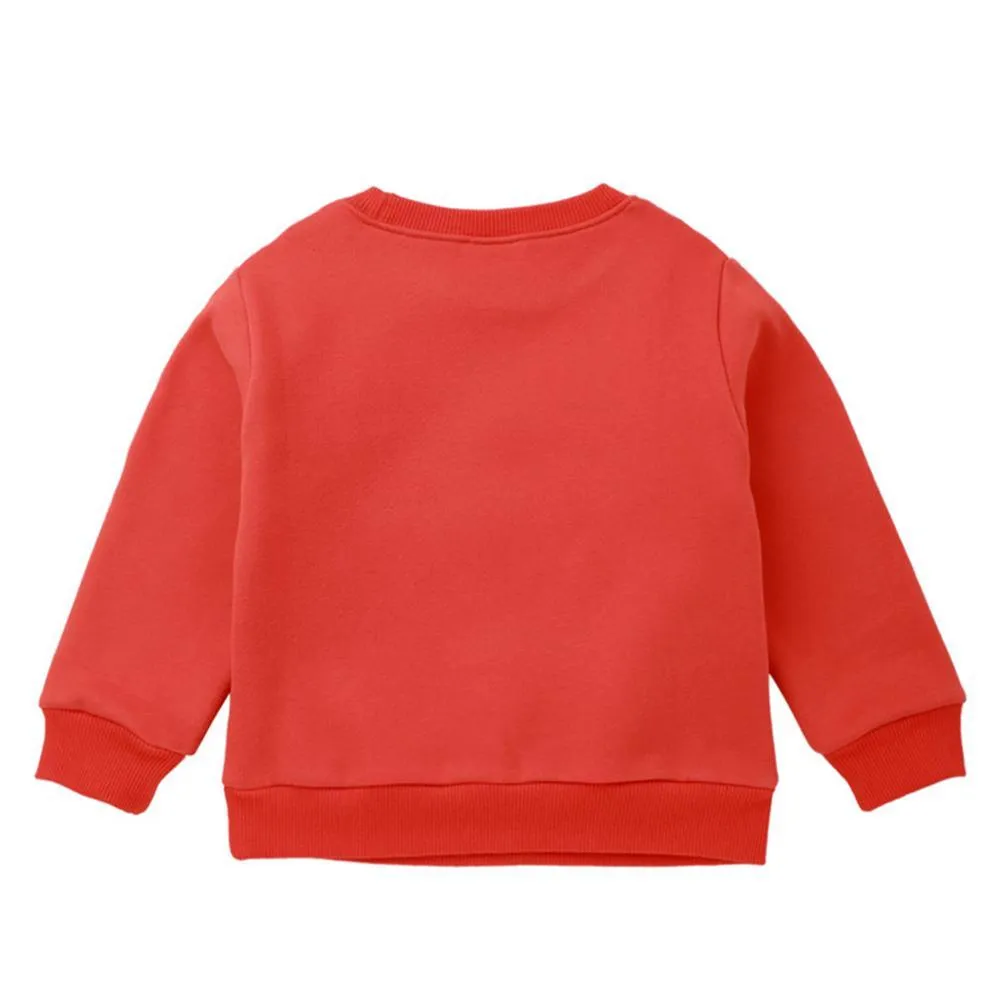 Boys Solid Letter Printed Long Sleeve Tees Wholesale