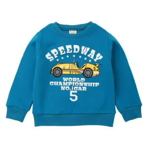 Boys Solid Letter Printed Long Sleeve Tees Wholesale