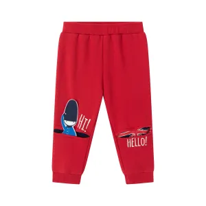 Boys Sporty Trousers With London Motifs