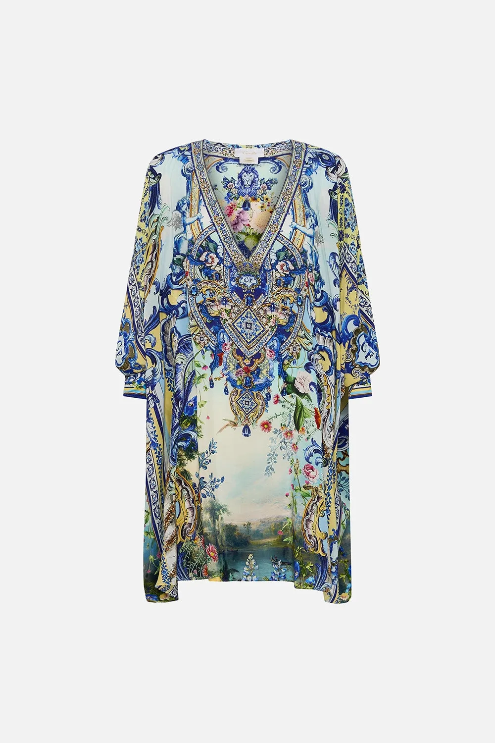 CAMILLA | WALL TO WALL WONDERS SHORT KAFTAN WITH CUFF