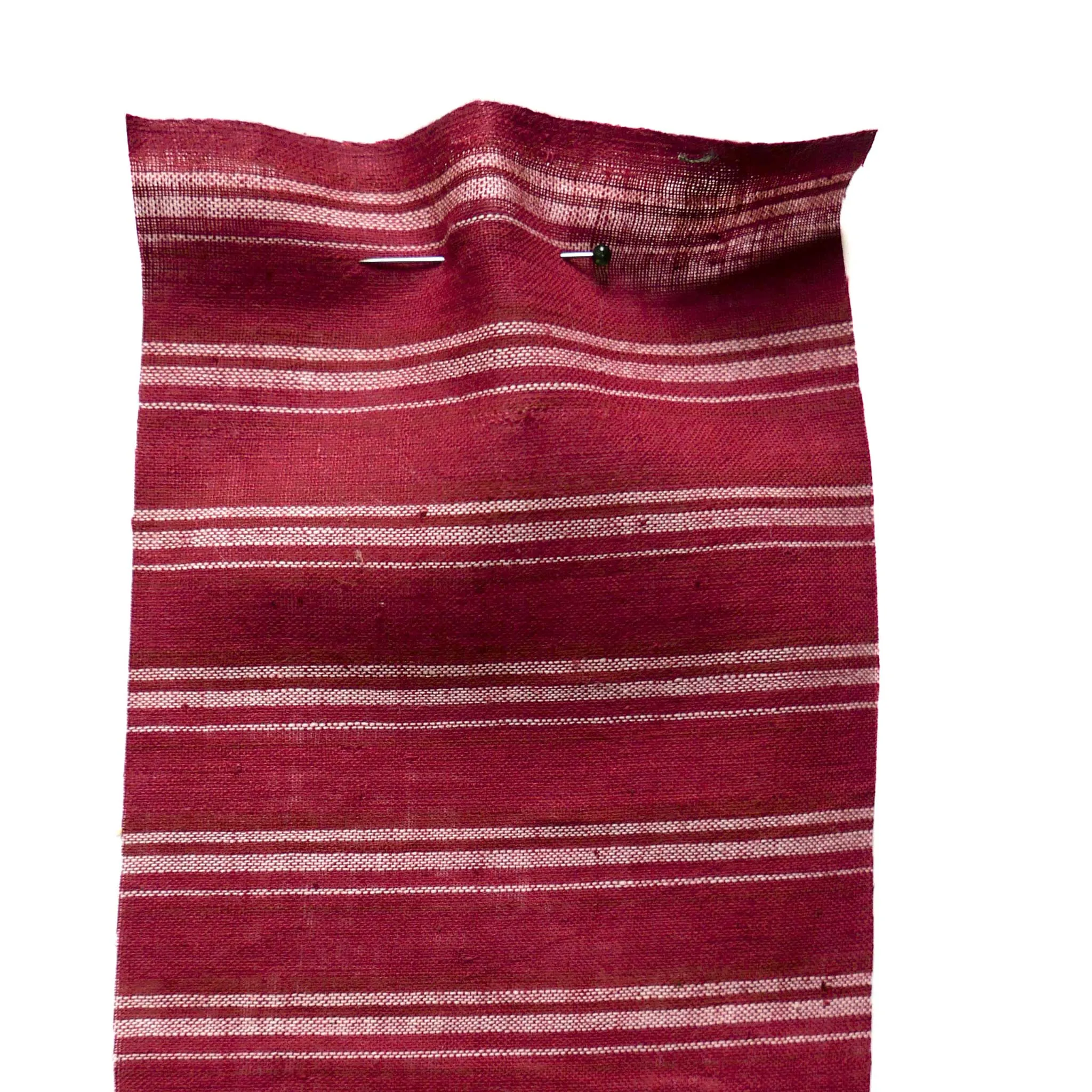 Carmine Stripe Handloom