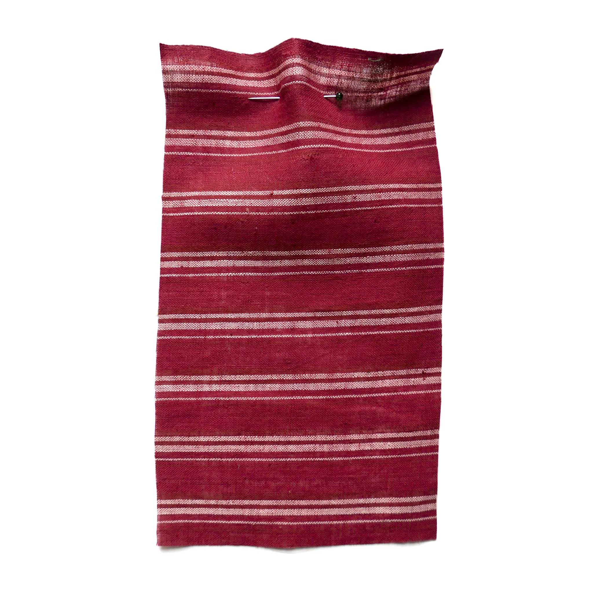 Carmine Stripe Handloom