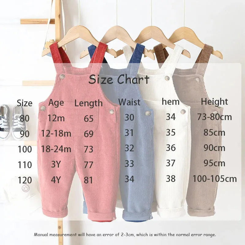 Clara Classic Corduroy Overall Pants