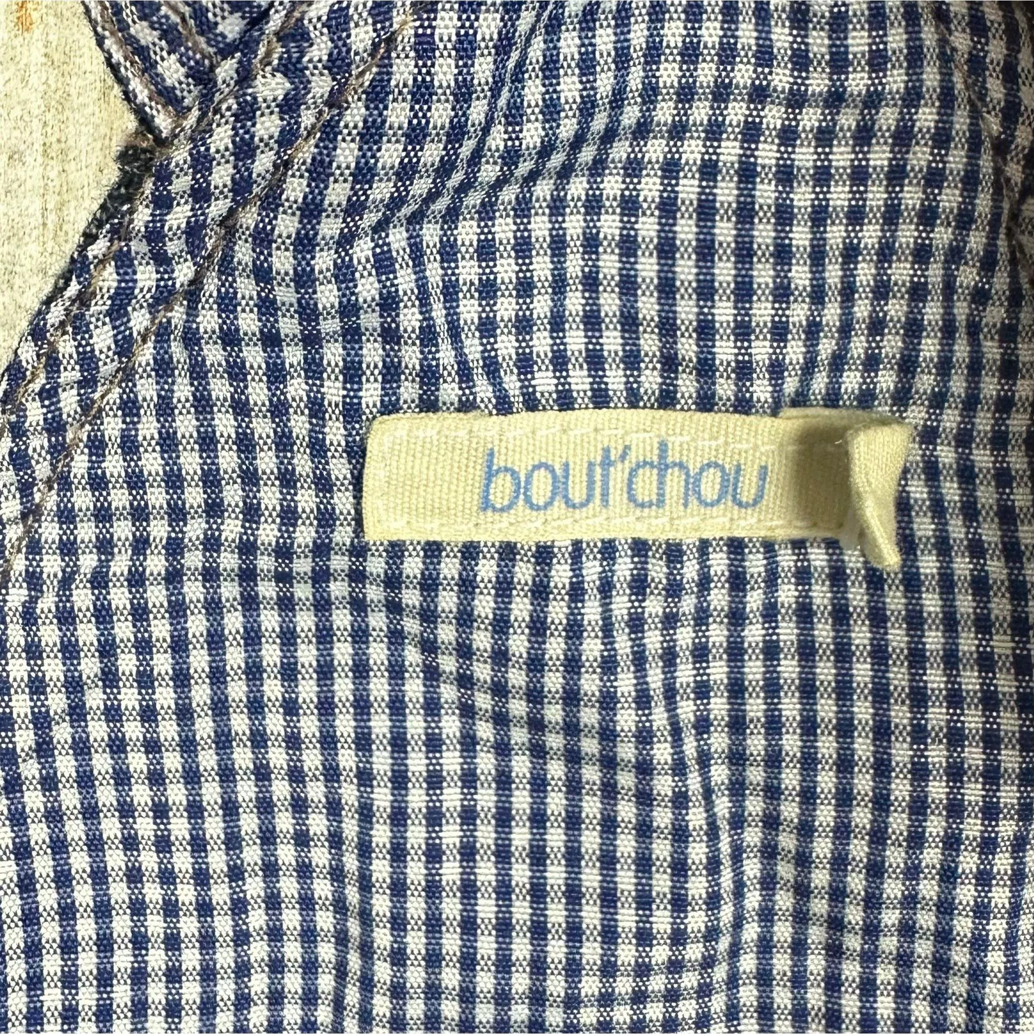 Classic Denim Bib & Brace Denim Overalls by Bout Chou - Size 24M