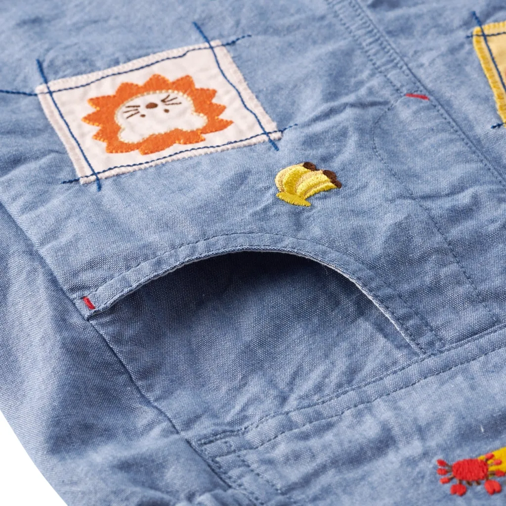 Classic MIKI HOUSE Bear Sailor Overalls