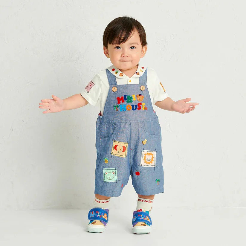 Classic MIKI HOUSE Bear Sailor Overalls