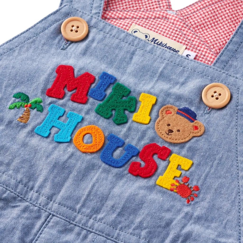 Classic MIKI HOUSE Bear Sailor Overalls