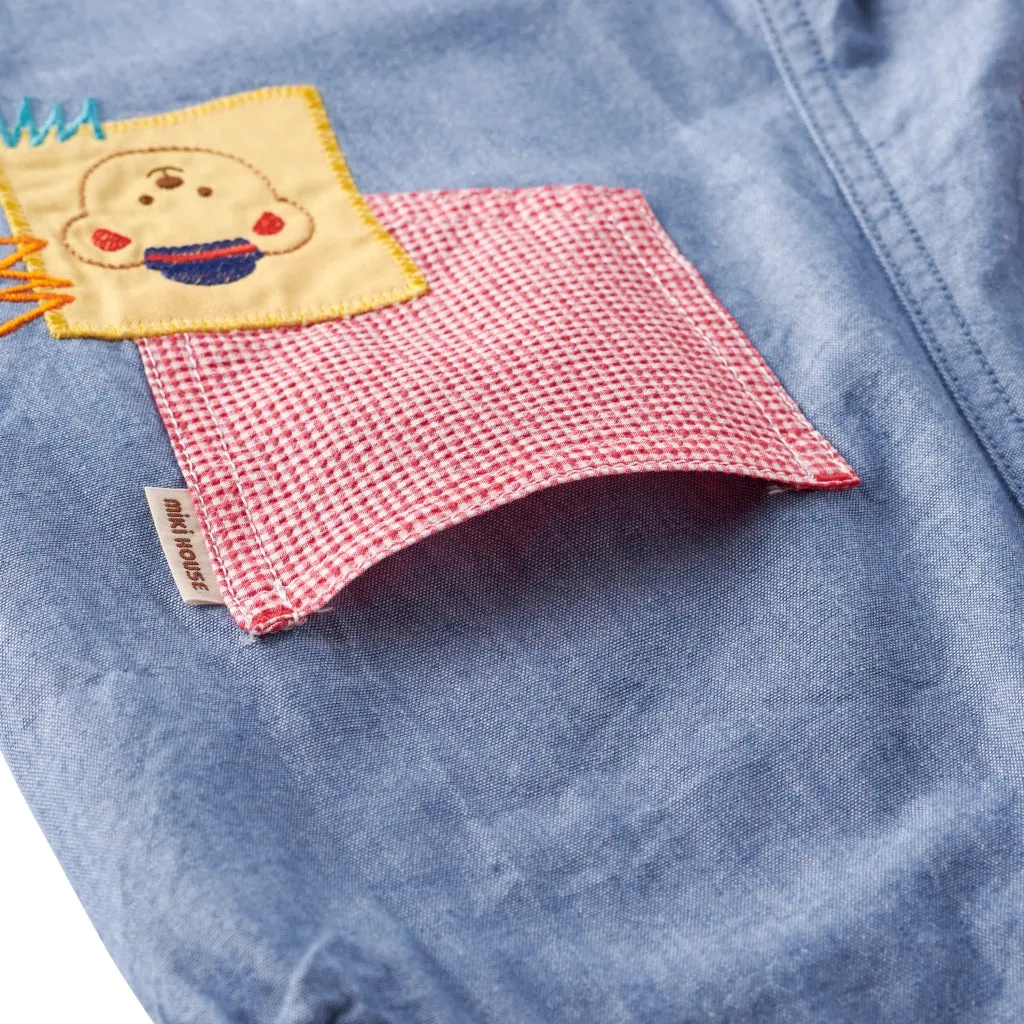 Classic MIKI HOUSE Bear Sailor Overalls