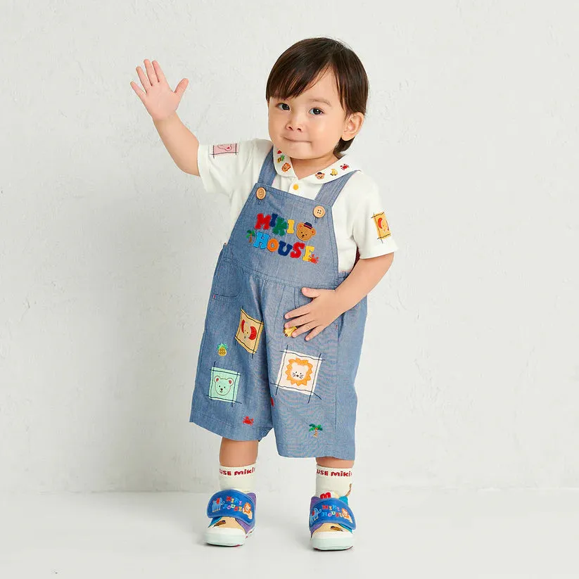 Classic MIKI HOUSE Bear Sailor Overalls