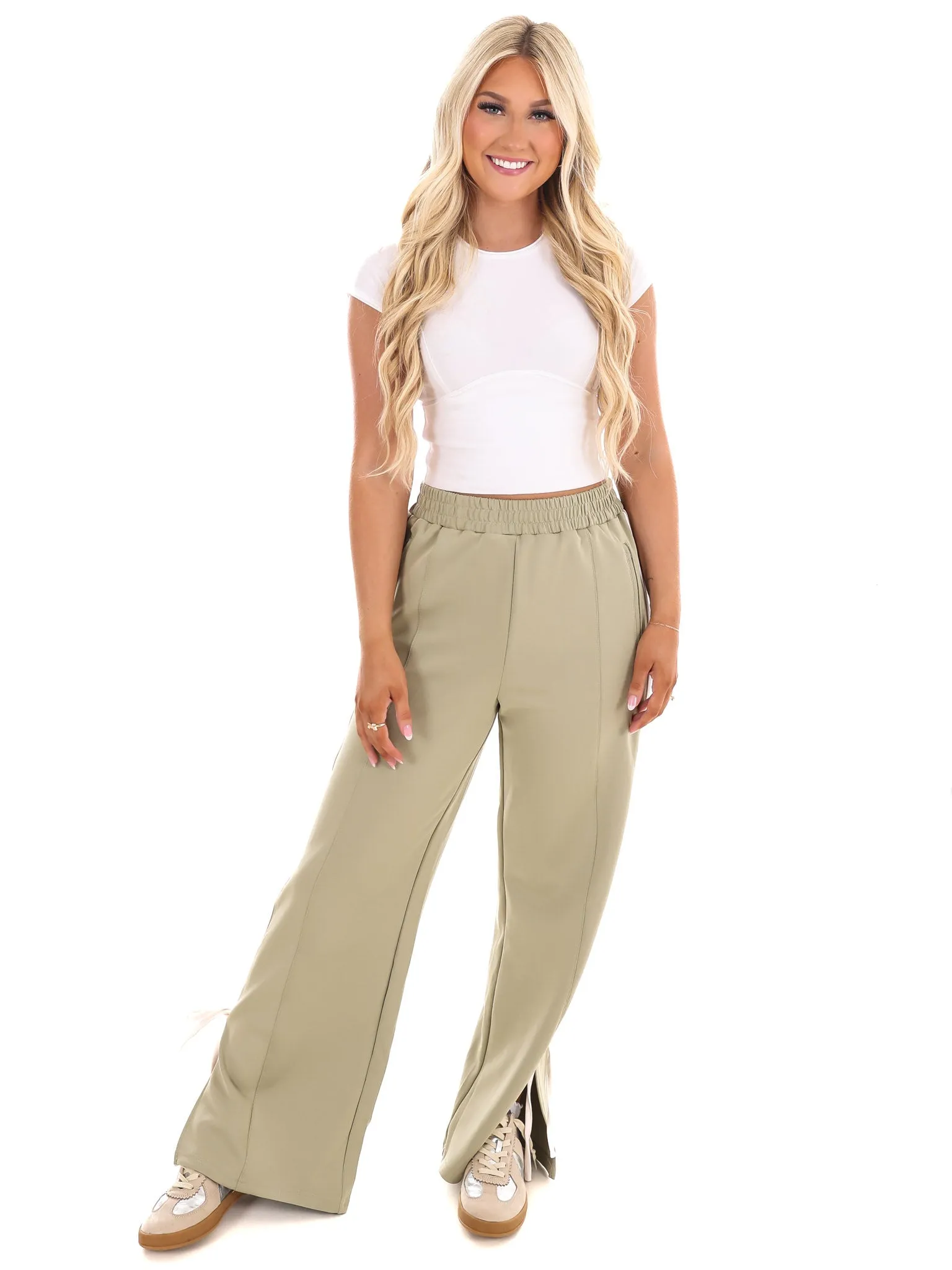 Close to You Bow Track Pants