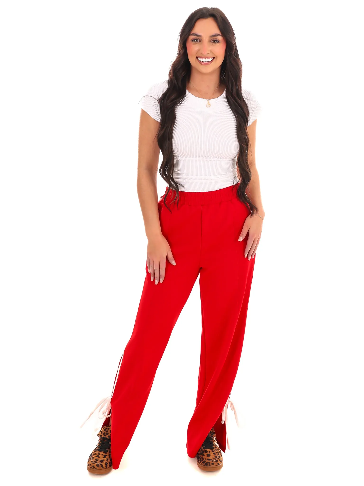 Close to You Bow Track Pants