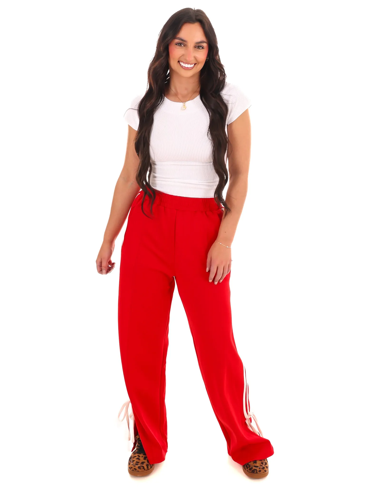 Close to You Bow Track Pants