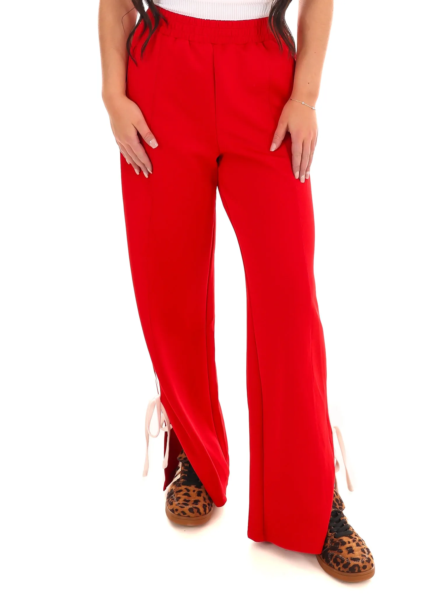 Close to You Bow Track Pants