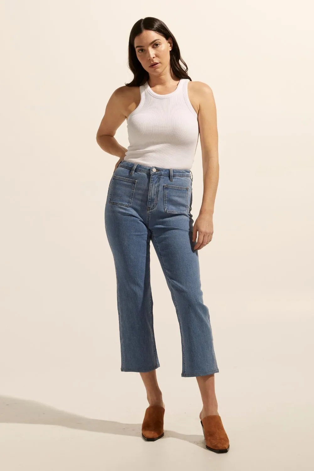 College jean - Mid denim