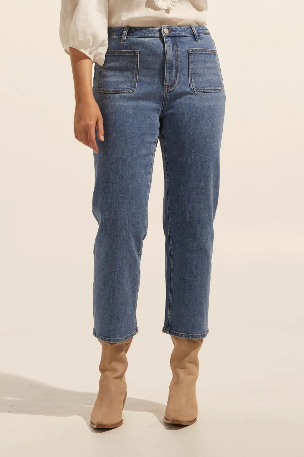 College jean - Mid denim