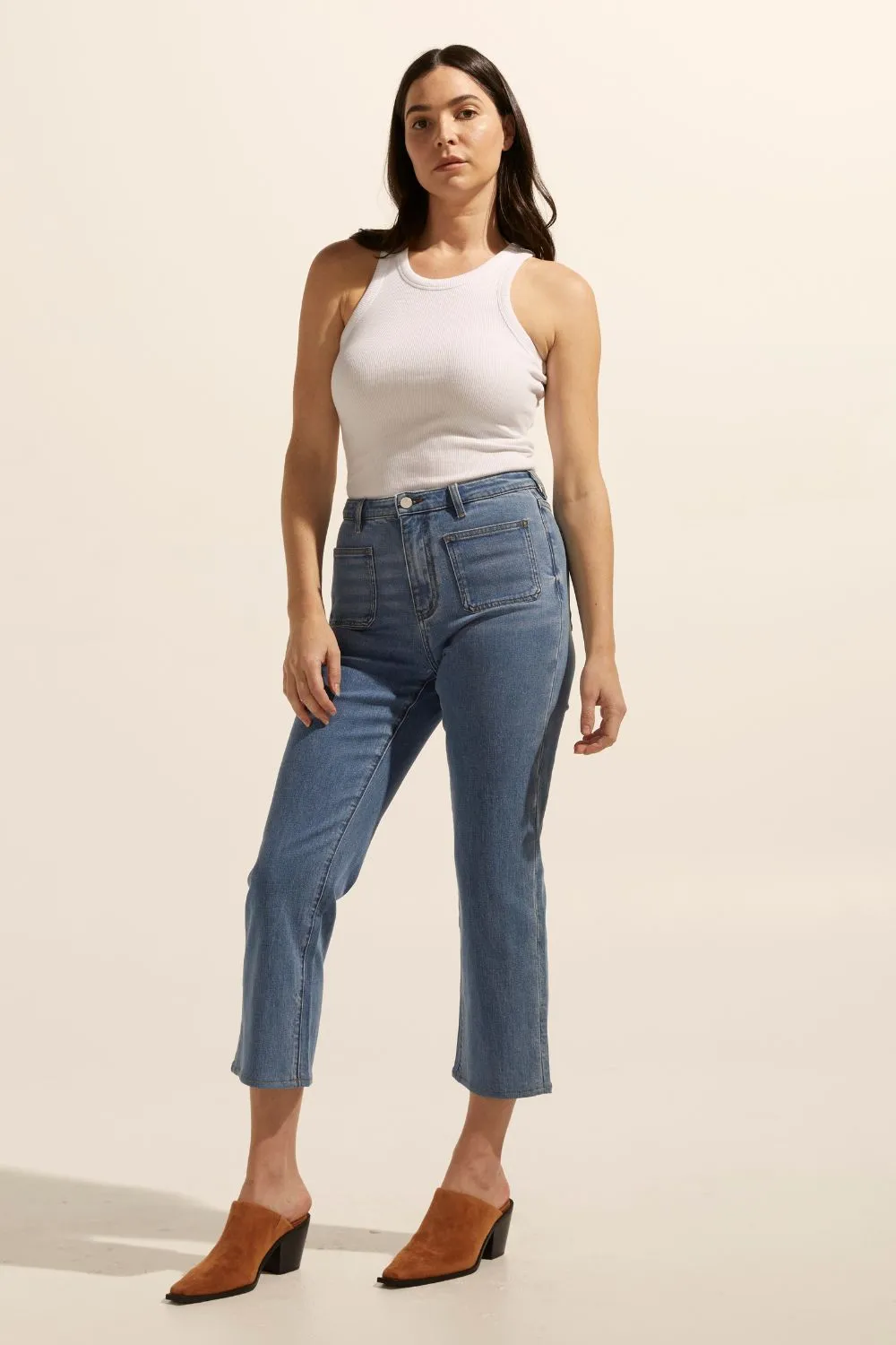 College jean - Mid denim
