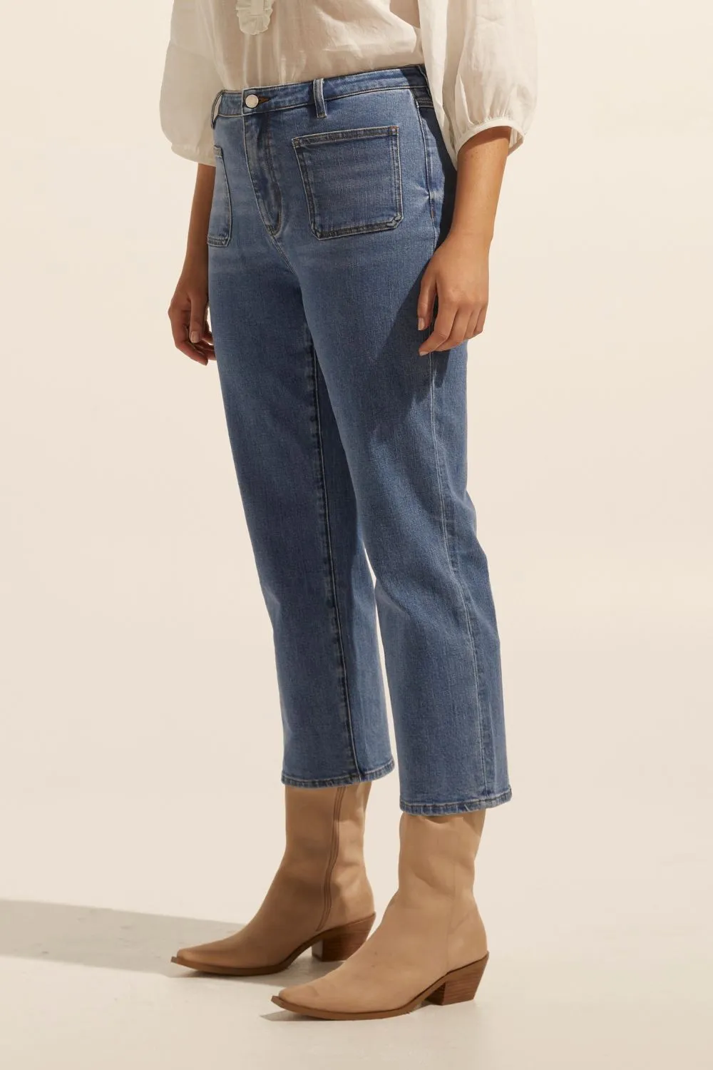 College jean - Mid denim
