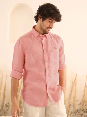 Coral Cove Linen Shirt