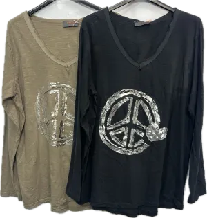 Cotton Peace Top