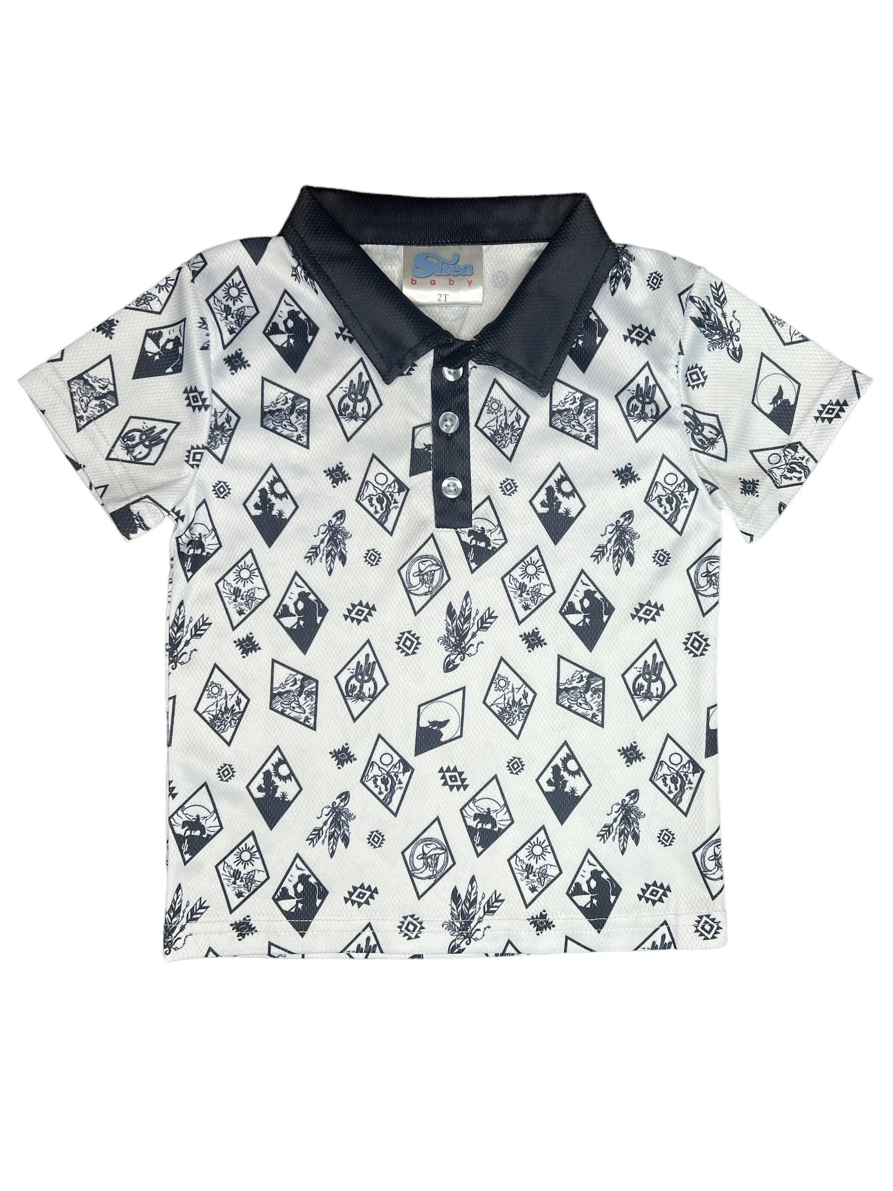 Diamond Polo Shirt Toddler (2T-5T)