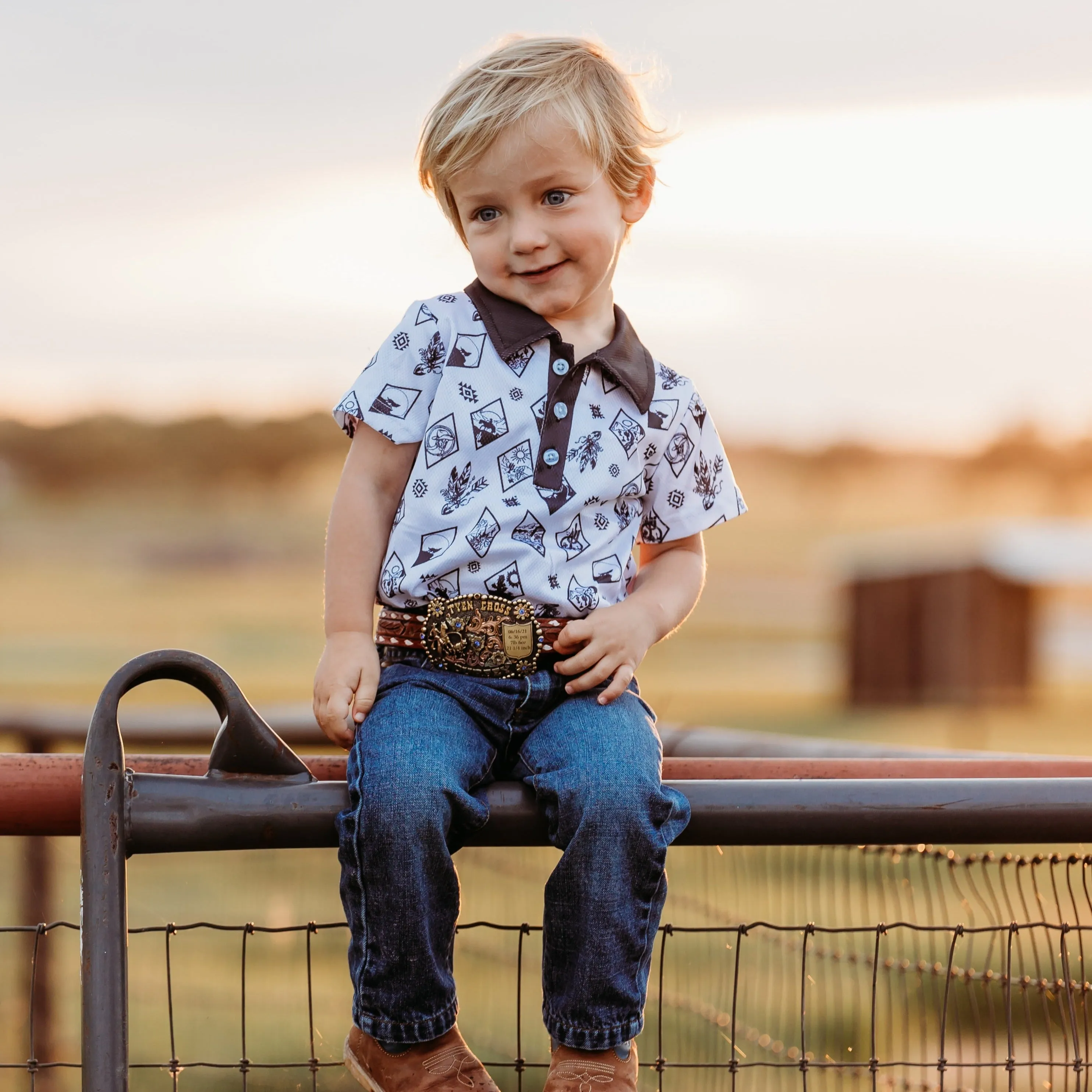 Diamond Polo Shirt Toddler (2T-5T)