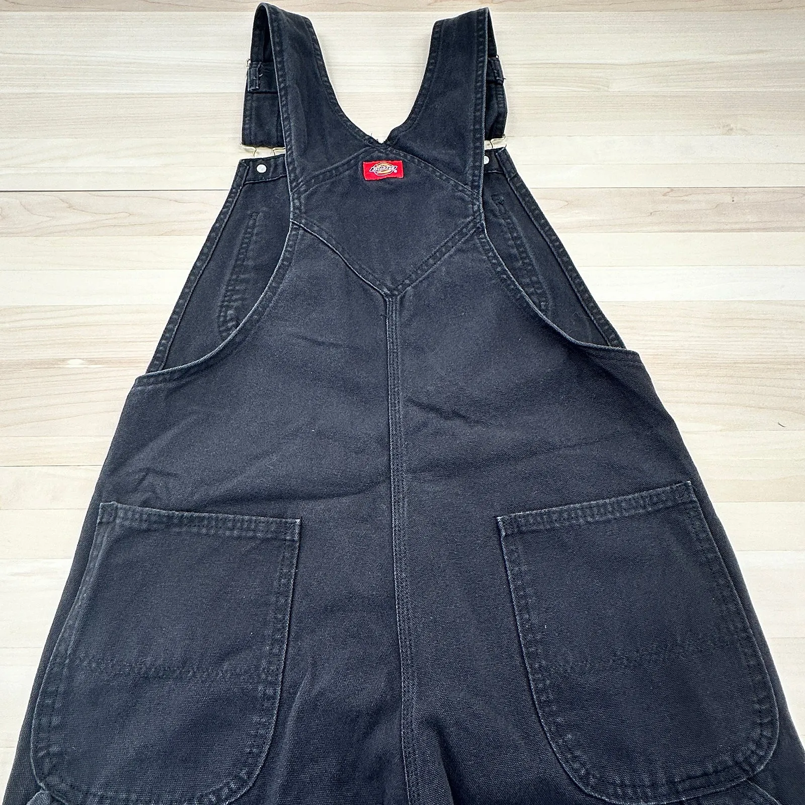 Dickies Classic Bib Overalls, Rinsed Black Duck - Men's 32x31