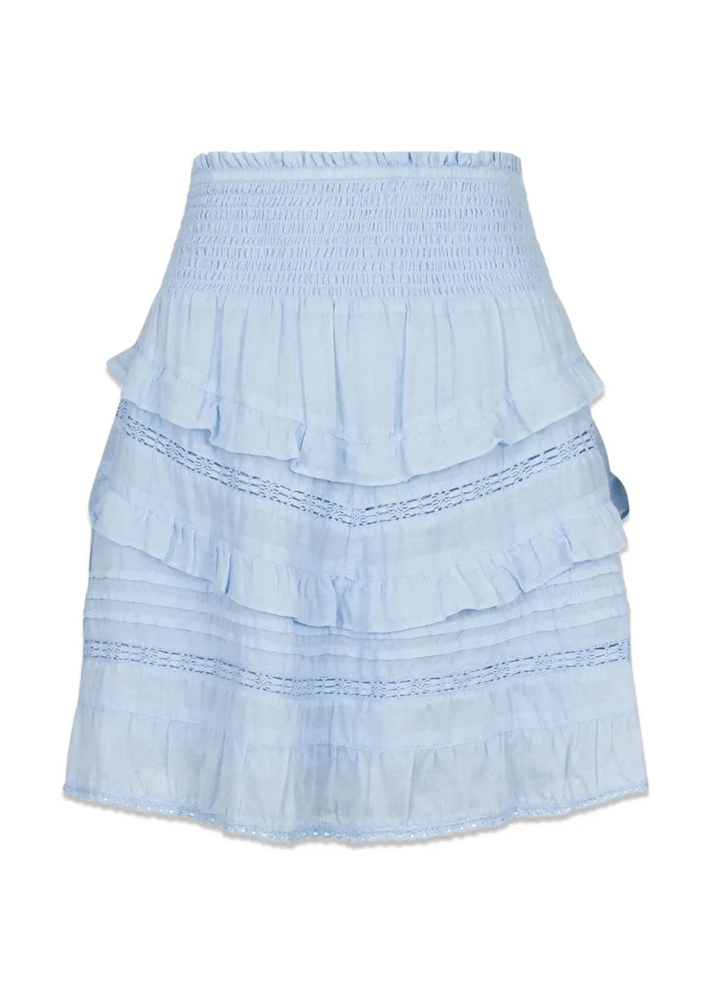 Donna S Voile Skirt - Light Blue