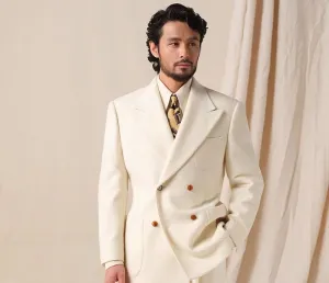 Elegant Retro Double-Breasted Suit