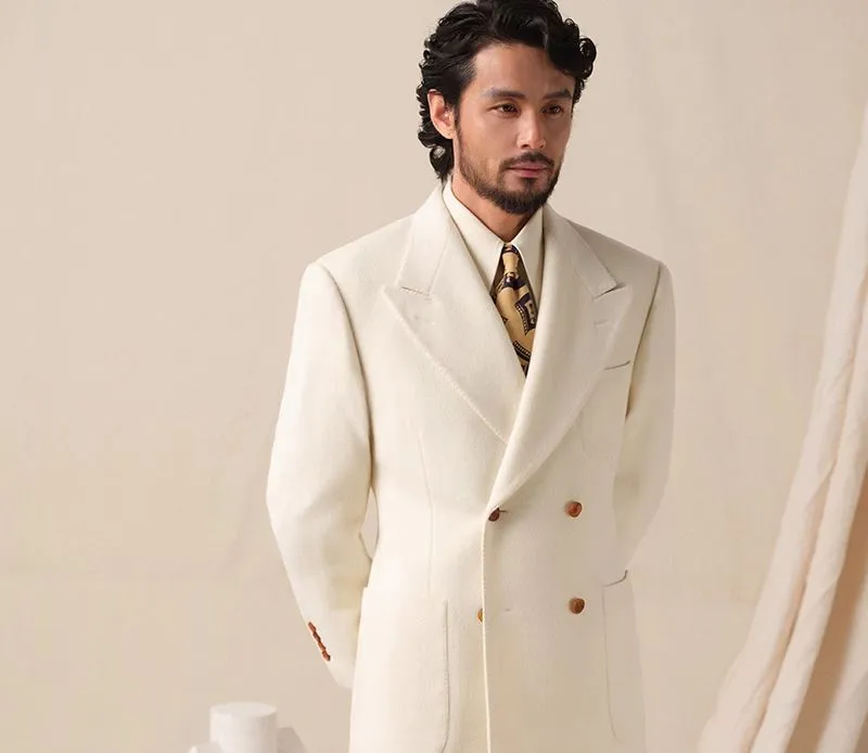 Elegant Retro Double-Breasted Suit