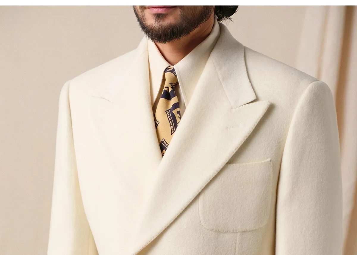 Elegant Retro Double-Breasted Suit