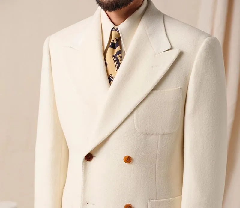 Elegant Retro Double-Breasted Suit